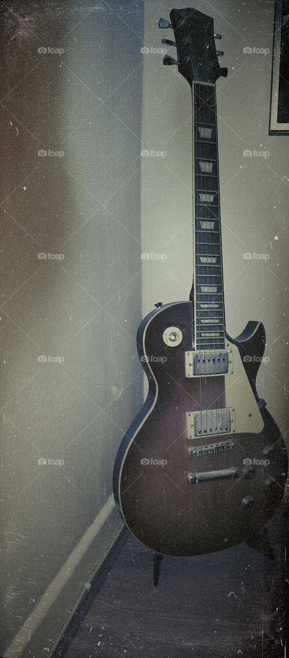 vintage electric guitar