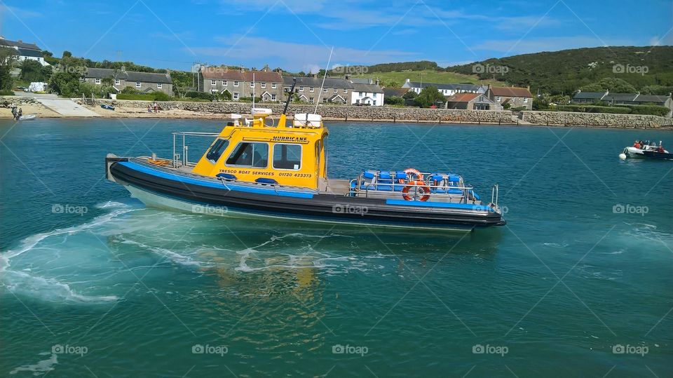 Tresco sea boat from the Isles of Scilly