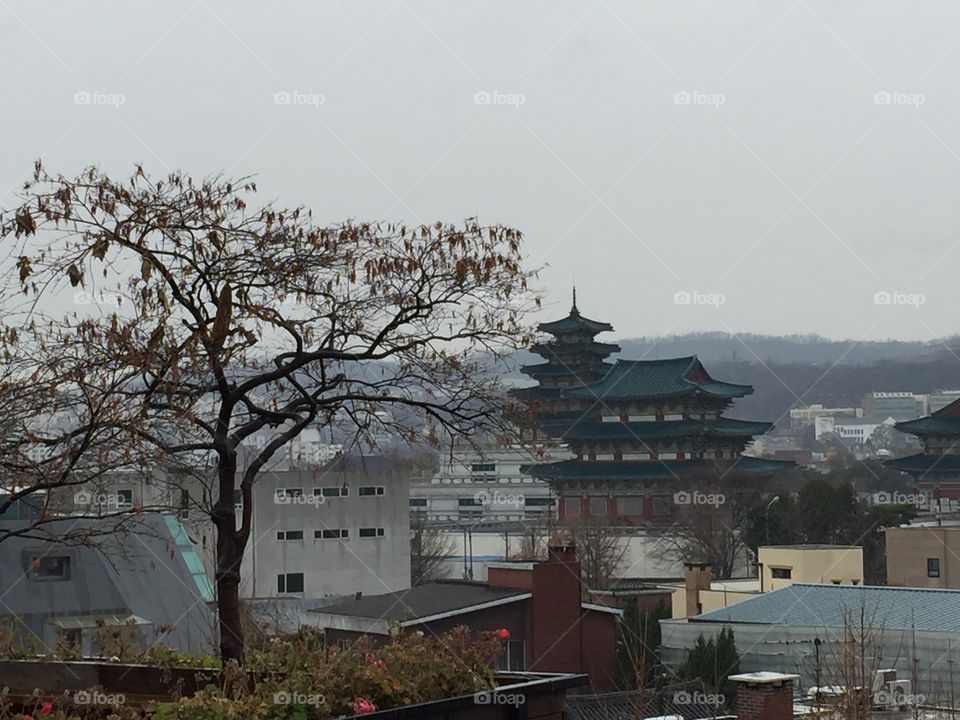 Seoul cityscape.