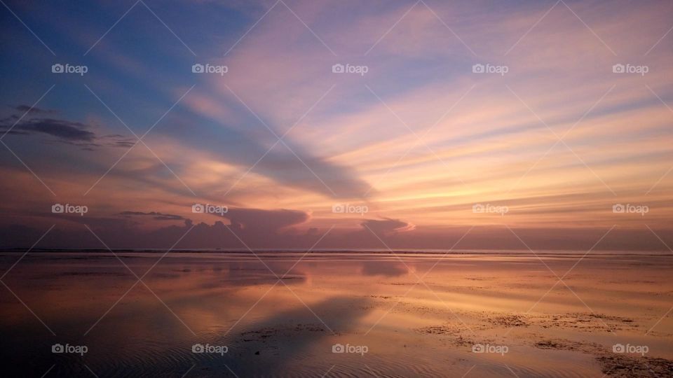 Picturesque transition of colors in the sky☁️Multicolored colors☁️Sky landscape☁️