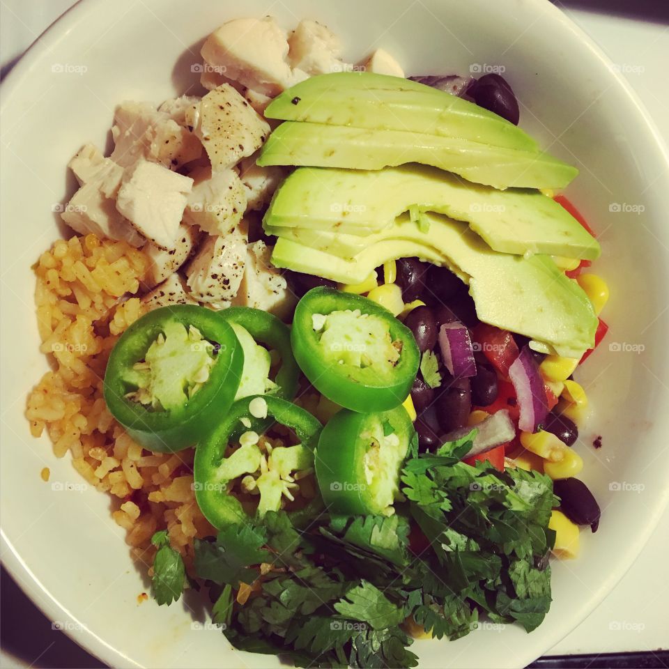 Homemade Chipotle Chicken Bowl