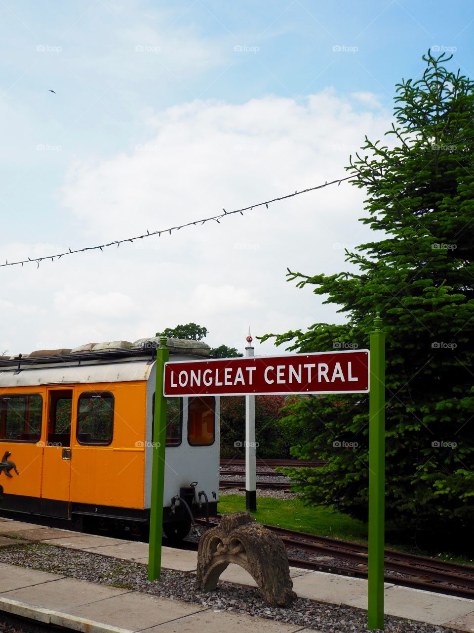 Longleat Central miniature train station  