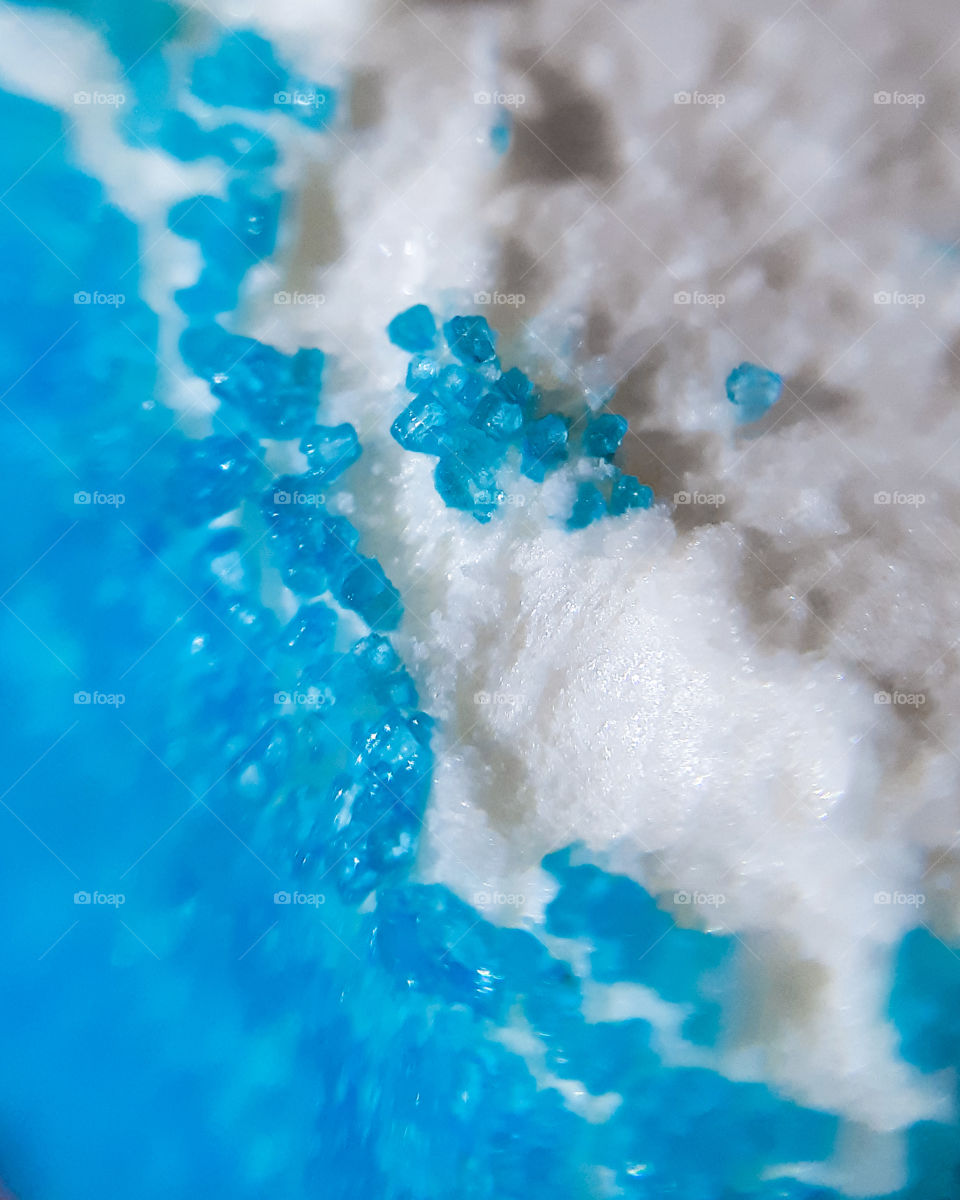 macrophoto of marshmallow made by phone Samsung