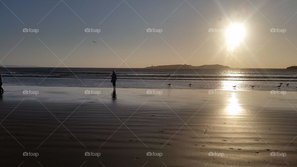Beach in Essaouria, Morocco 