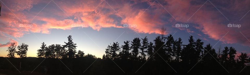 Panoramic Sunset