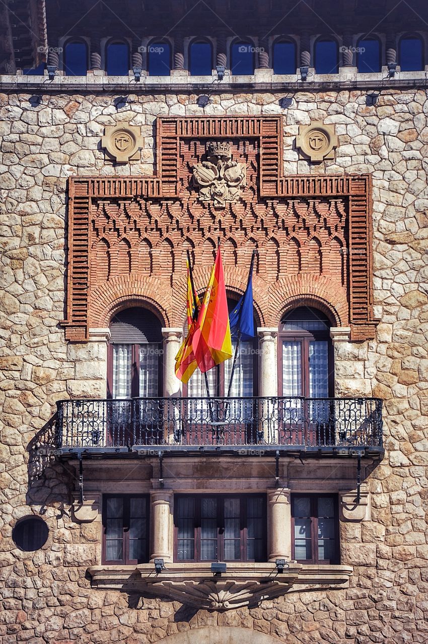 Casino Turolense y el Teatro Marín (Teruel - Spain)