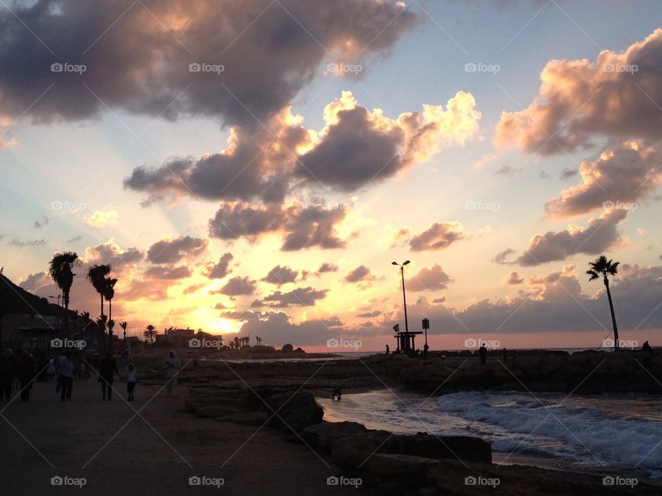 Beach sunset