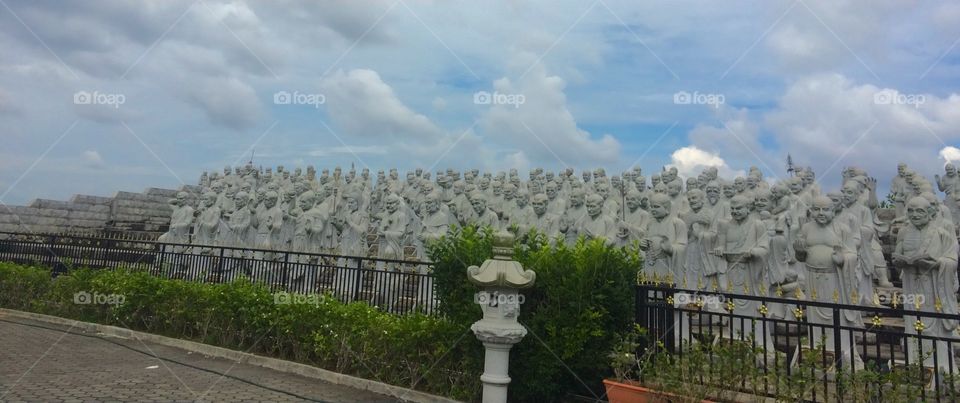 1000 Buddha Statues. Location: Tanjungpinang City, Indonesia