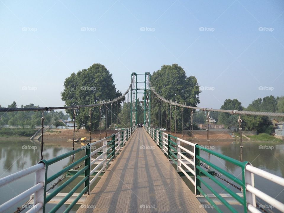 Bridge, Landscape, Water, River, Travel