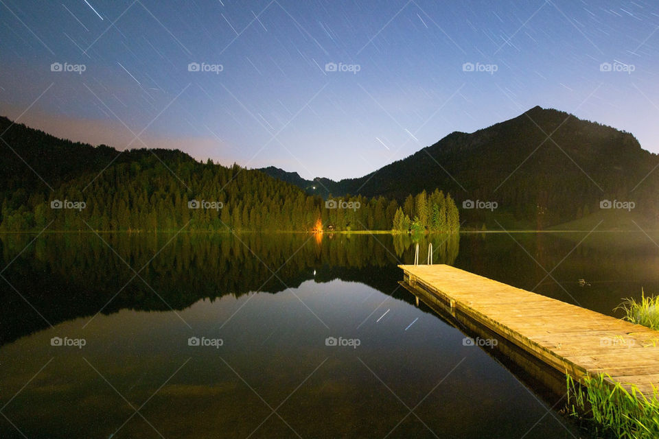 Spitzingsee at night 