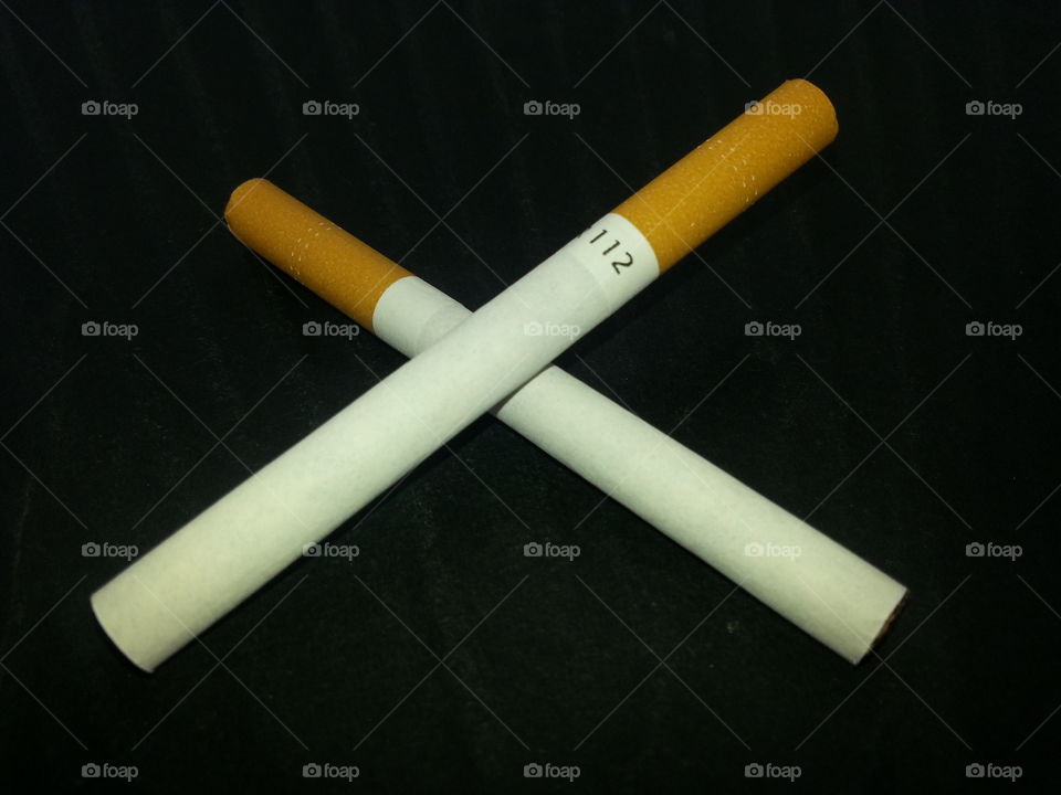 Two cigarettes