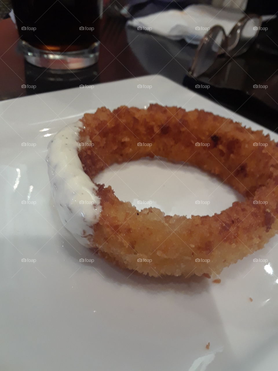 ranched dipped onion ring