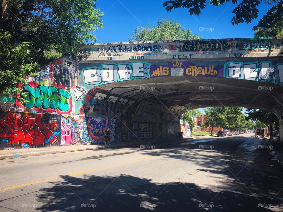Graffiti bridge 