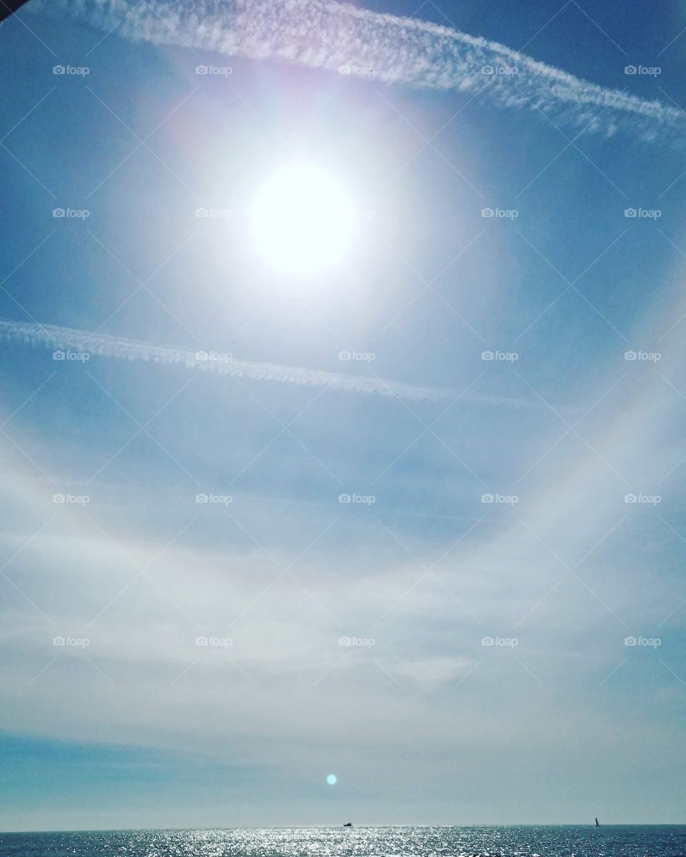 Sun Ring at the Beach
