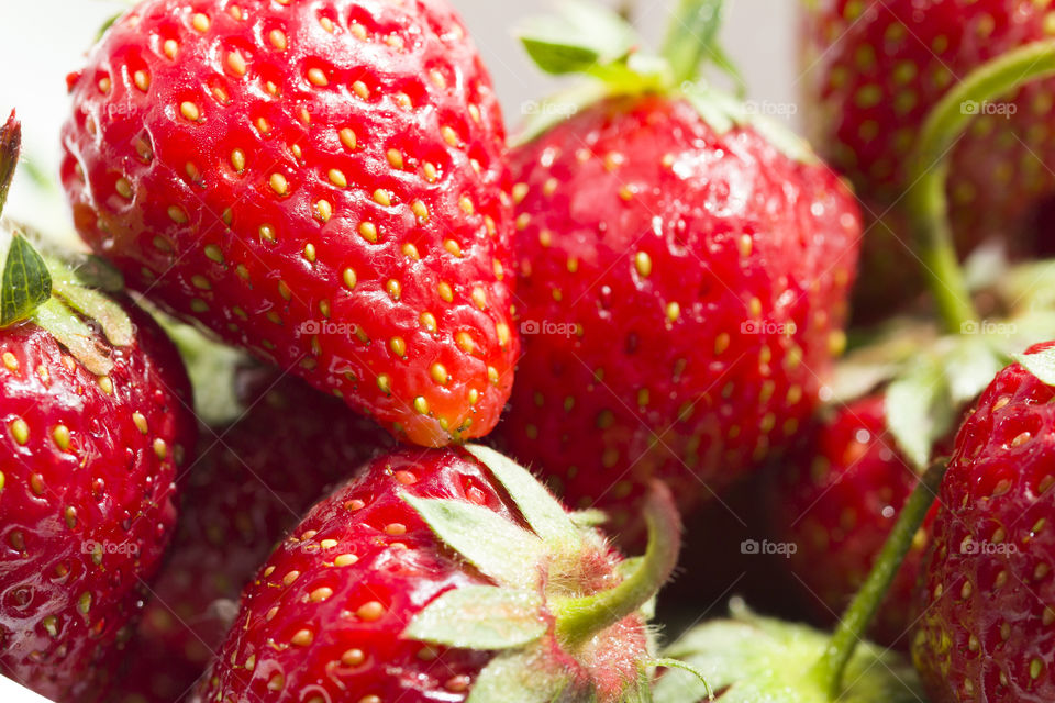 Fresh ripe perfect strawberry,wallpaper. Strawberry close up