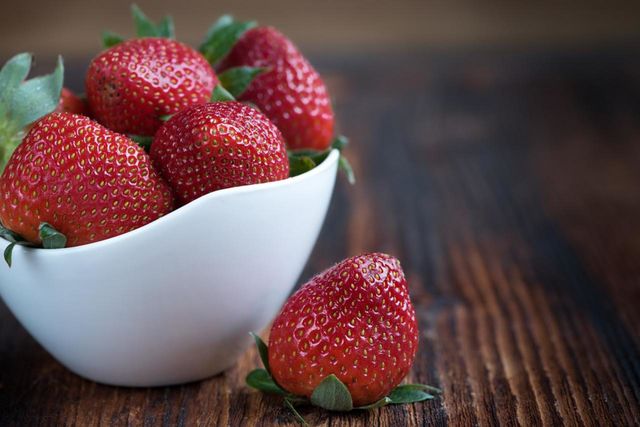 strawberry in the bowel, strawberry.
