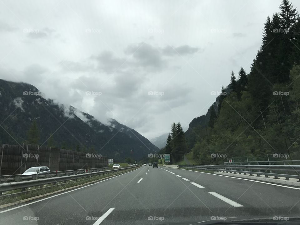 A Road in Switzerland