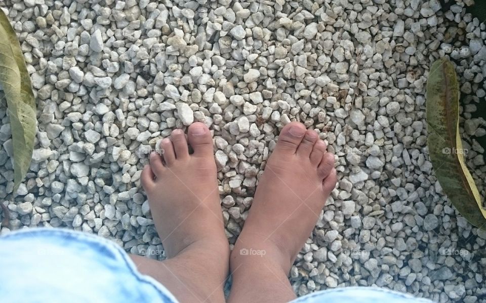 feeling with my feet