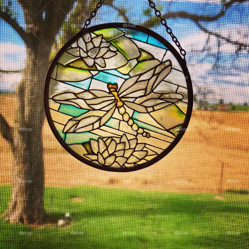 Dragonfly suncatcher