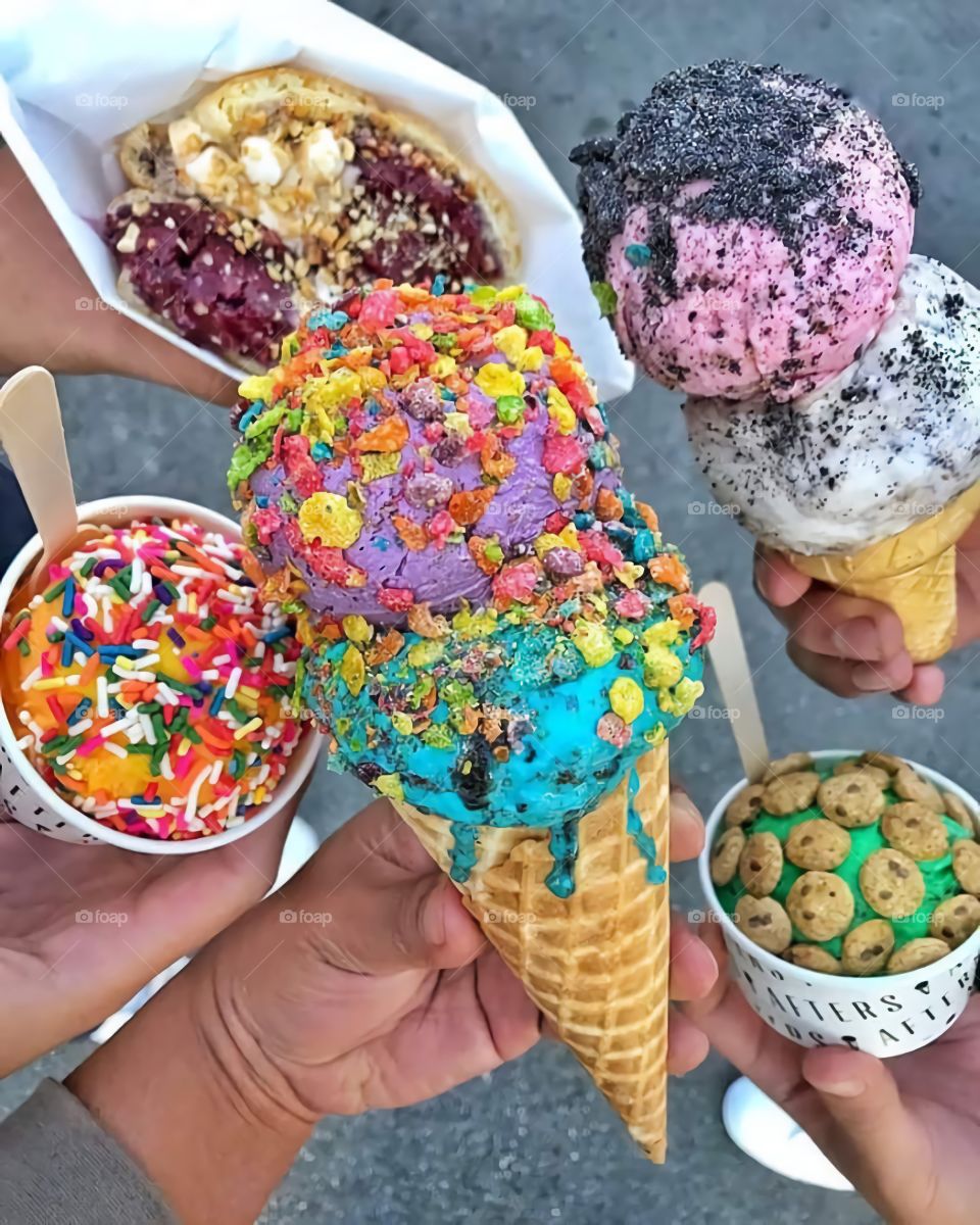 So many different ice cream 🍦 😍😋
