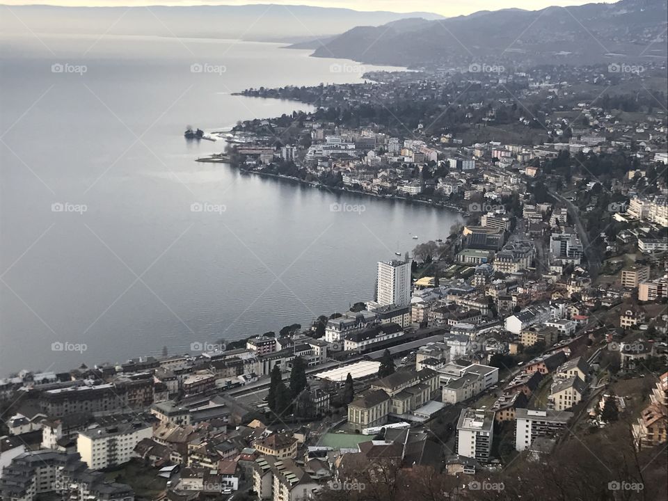 montreux Switzerland city beauty beautiful day Monday morning