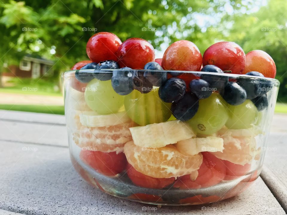 I am going to enjoy eating this delicious bowl of rainbow fruit after a few foap pics of course! 