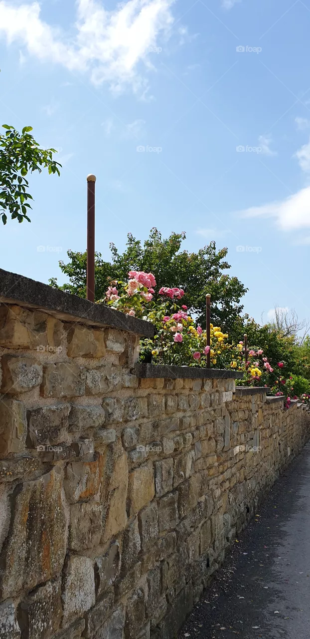 old stone wall