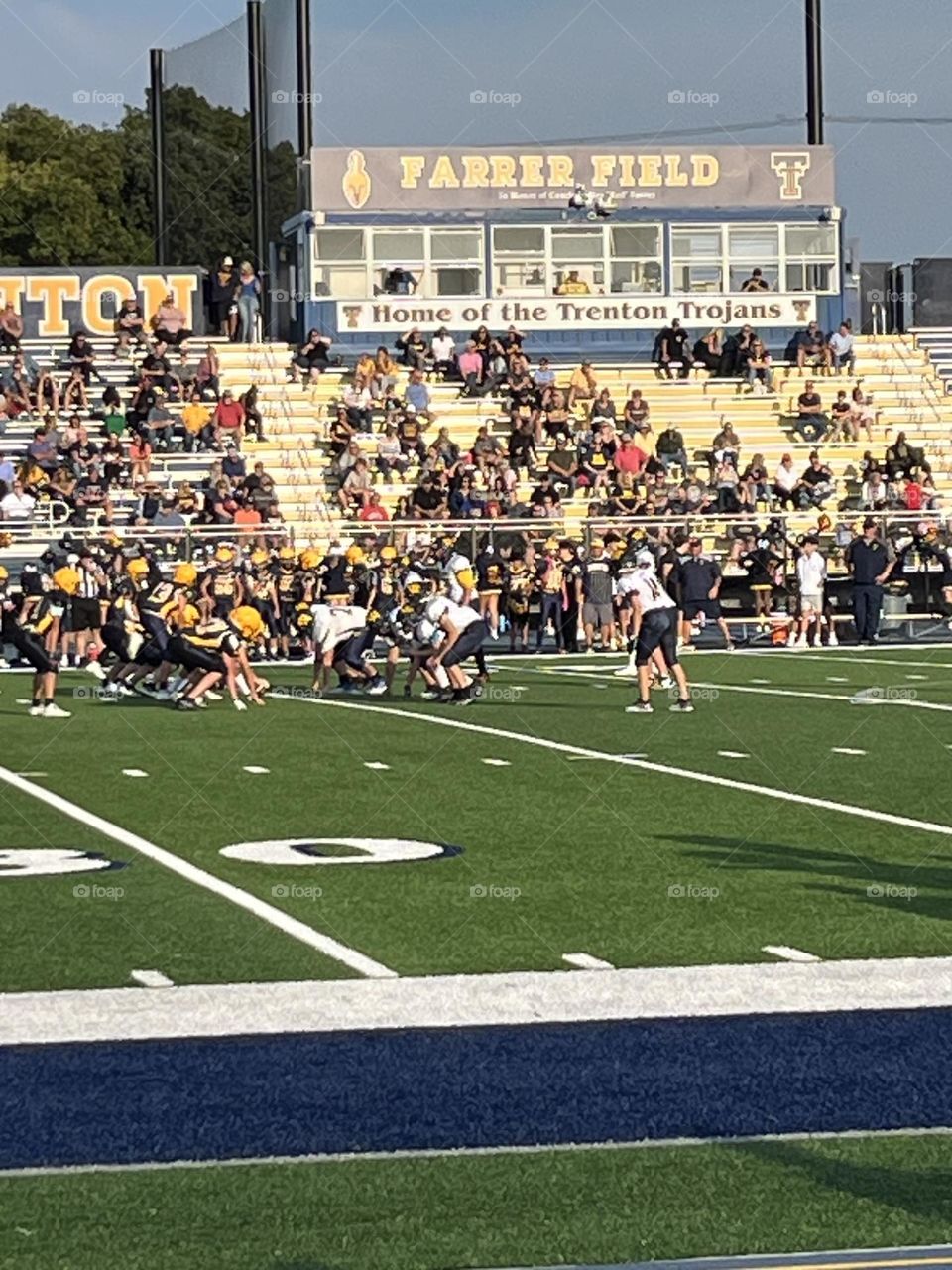 Football season at Wyandotte Michigan 