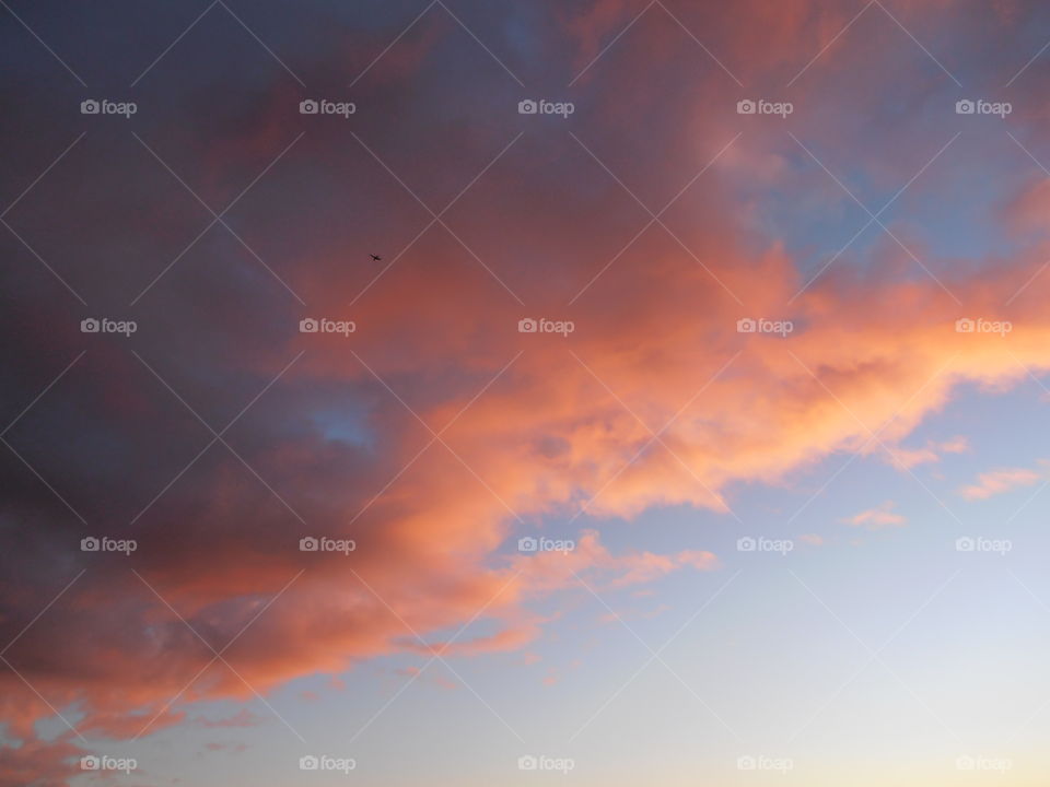 Pink Sunset Clouds