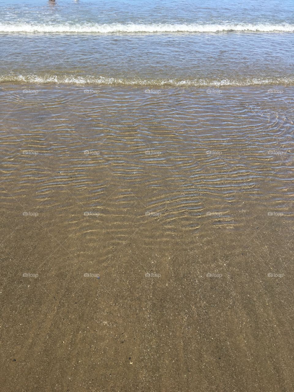 Sunny Borth waves ripple 