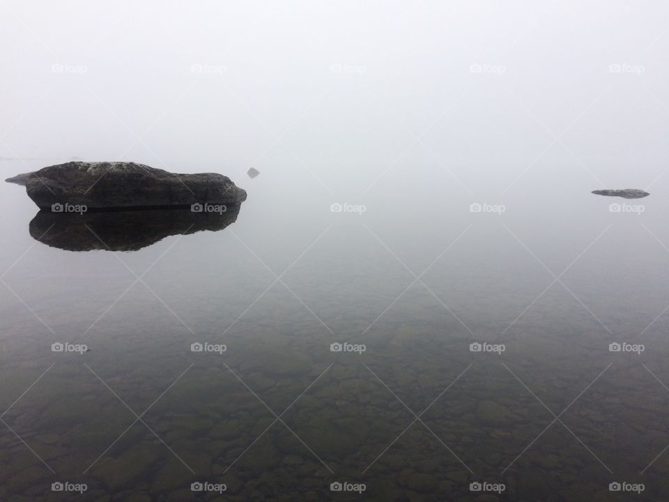 Foggy day at Storsjön Sweden