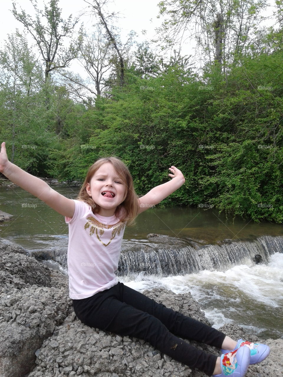 silly wings, tiny waterfall