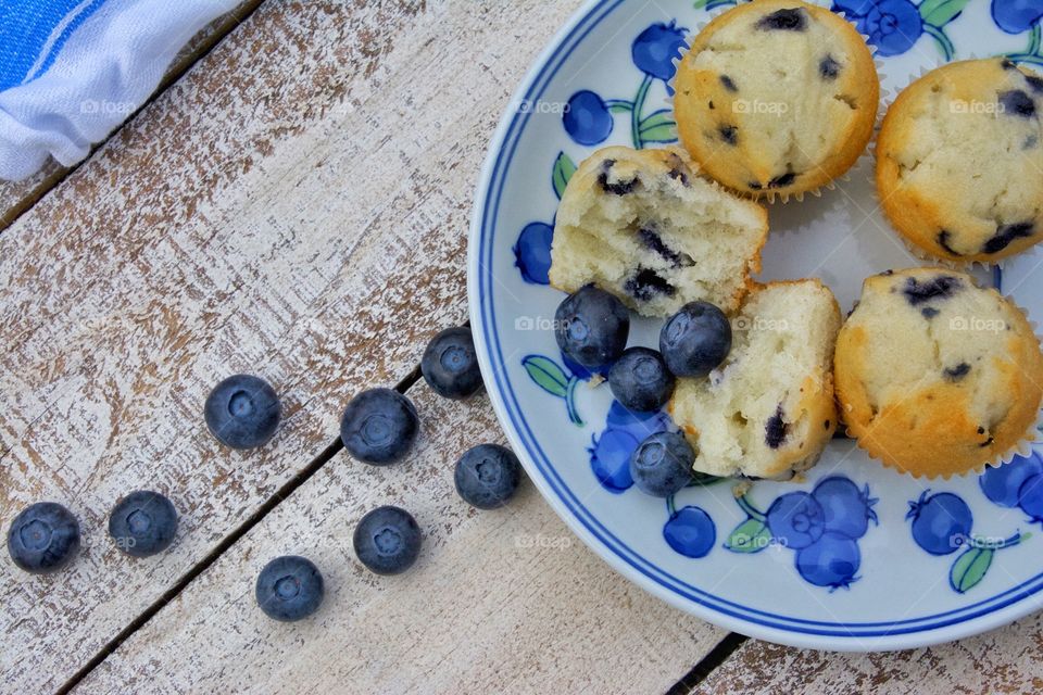 Blueberry muffins