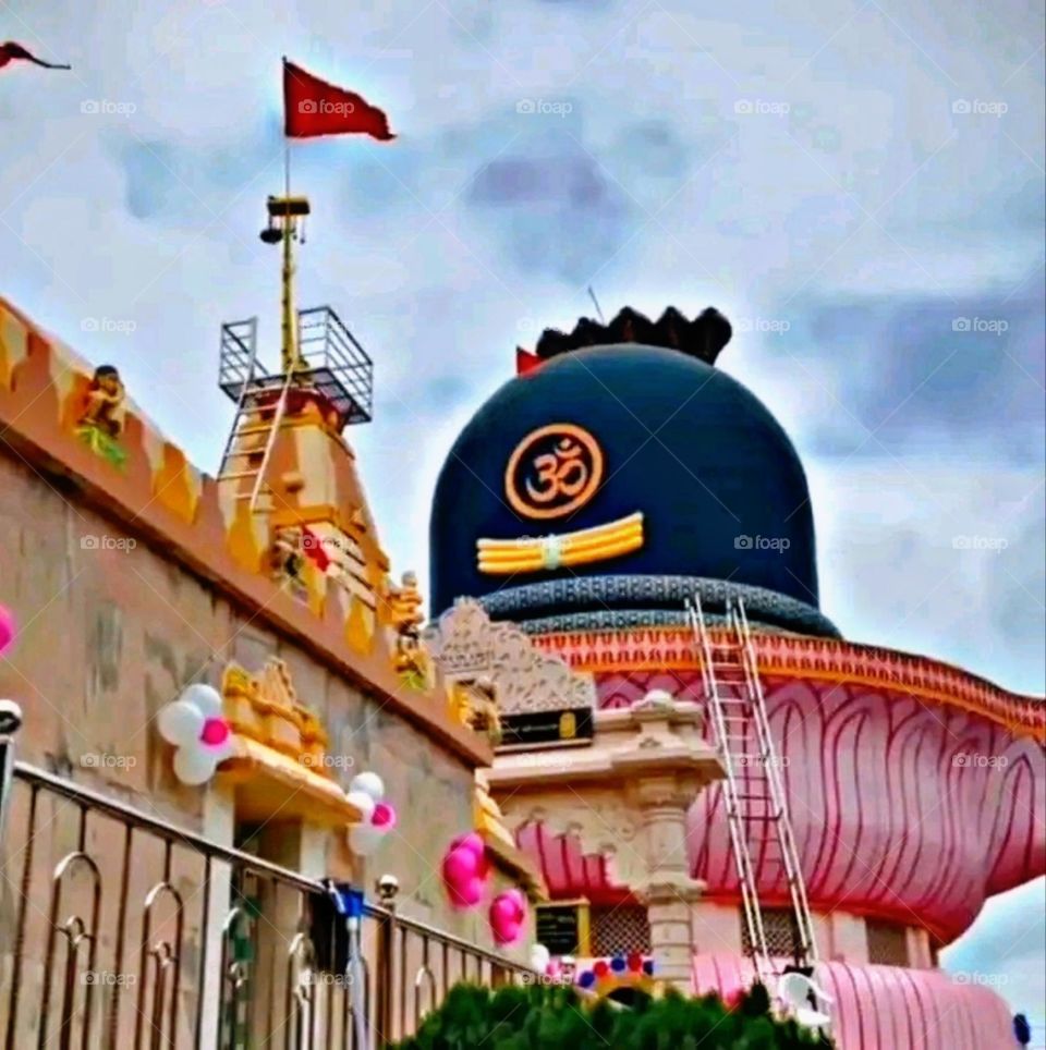 A beautiful and attractive view of Lord Shiva's temple.