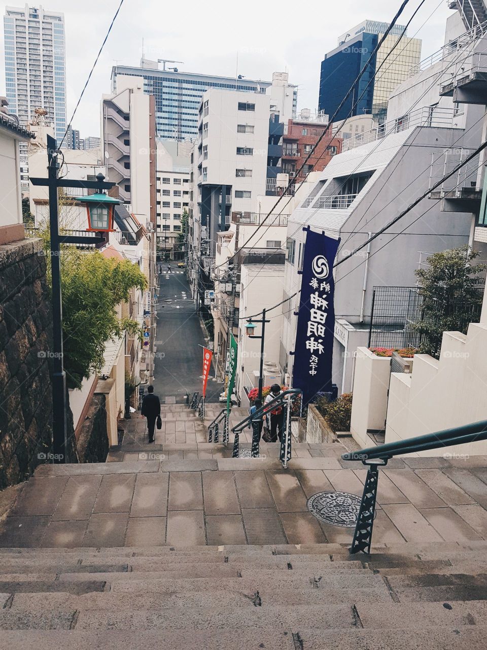 japan travel stairs iconic street movie scene architecture