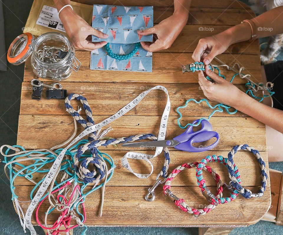 This is a small family buisness making collars and leads for dogs,horses,cats and more! starting off small they are expanding to making their own website soon where people can see what they do in its true beauty. They make their collars at home.