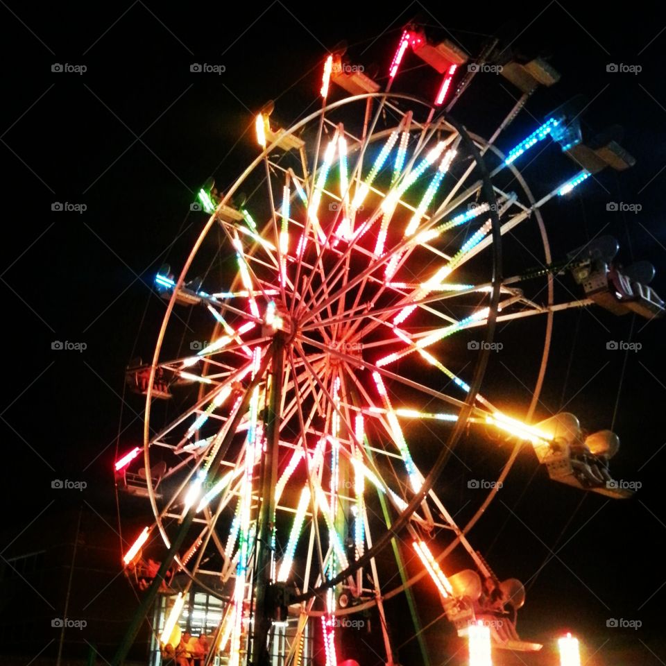 Ferris Wheel. Ferris wheel at a local pop-up carnival