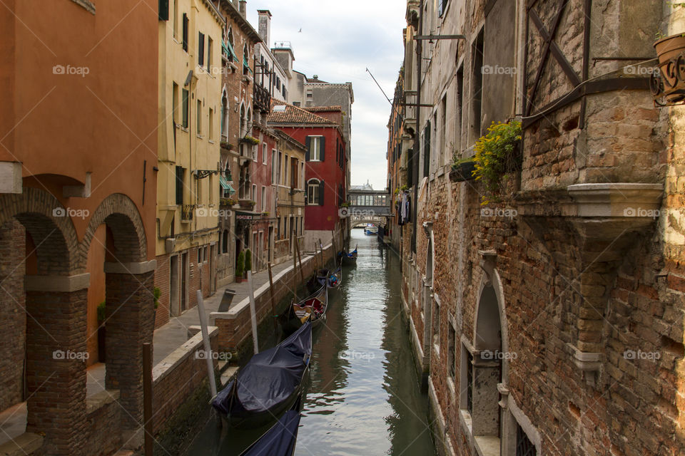 Canal in Venice. San Marco