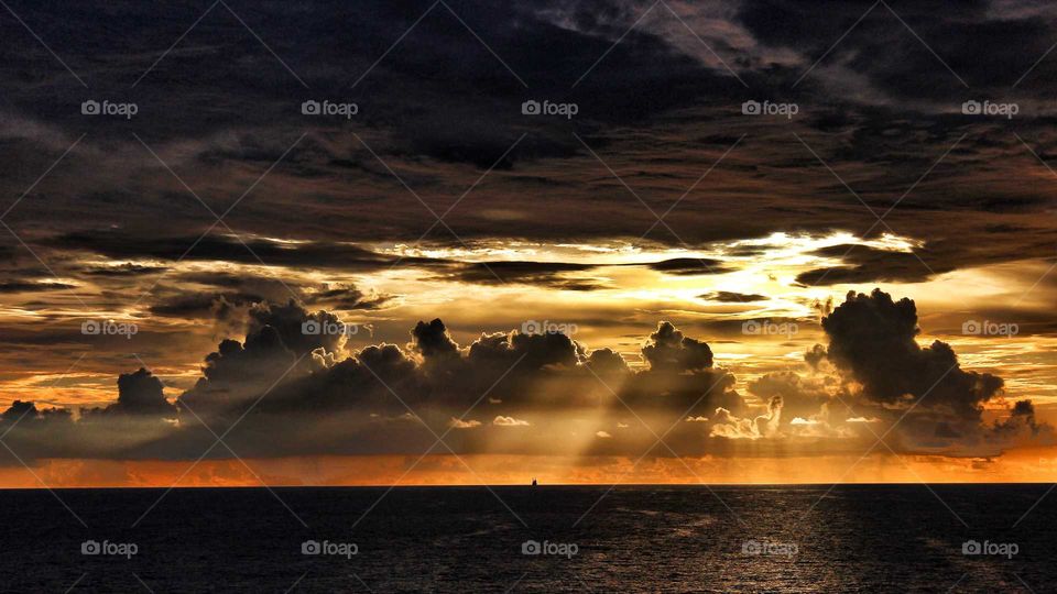 Dramatic Sunrise over the Atlantic