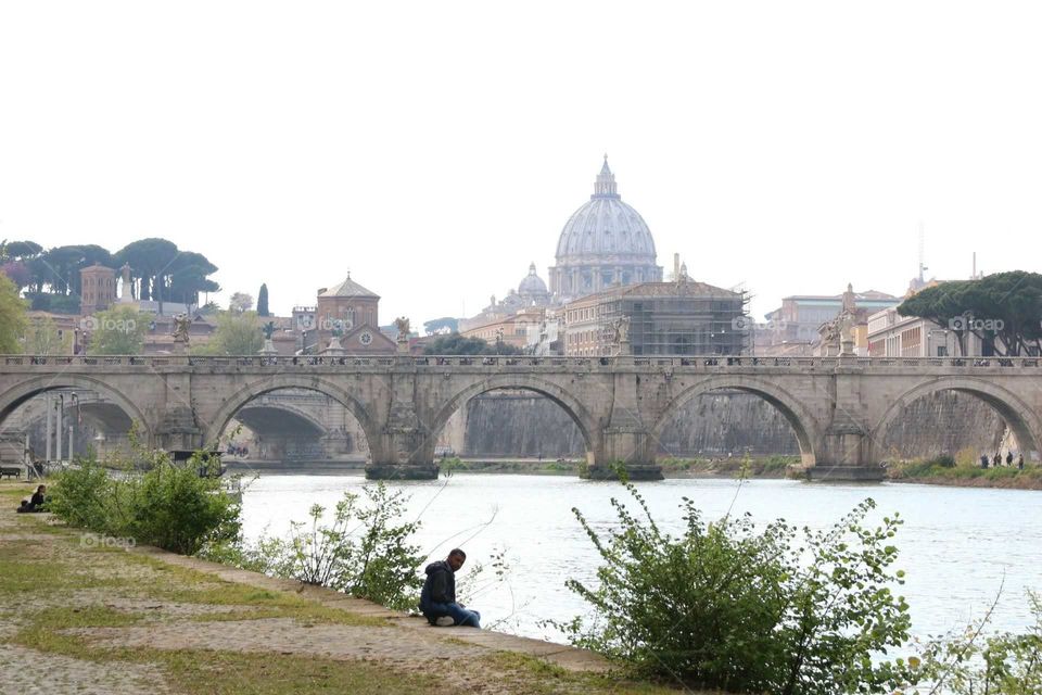 Sant'Angelo Bridge, Rome, Italy