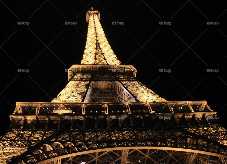 Eiffel Tower from below