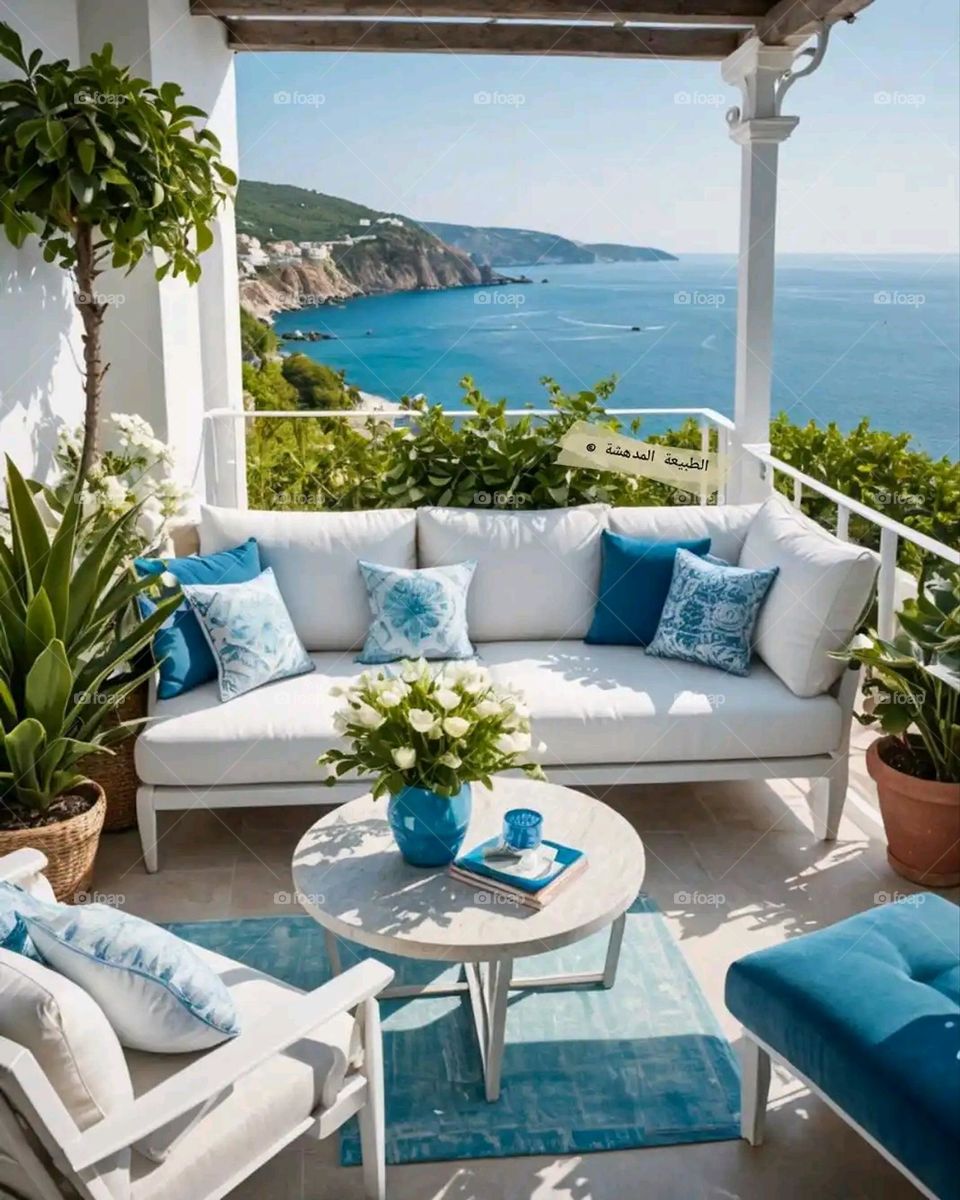 Glory be to God, the magnificent and picturesque view and the natural green trees are a view that is nothing more wonderful than it