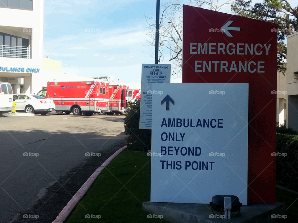 ambulance drop off at ER