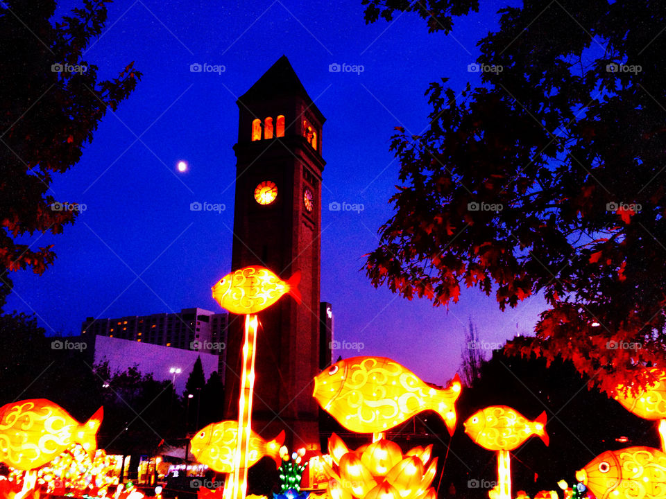 Chinese Lantern Festival in River Front Park, Spokane, WA