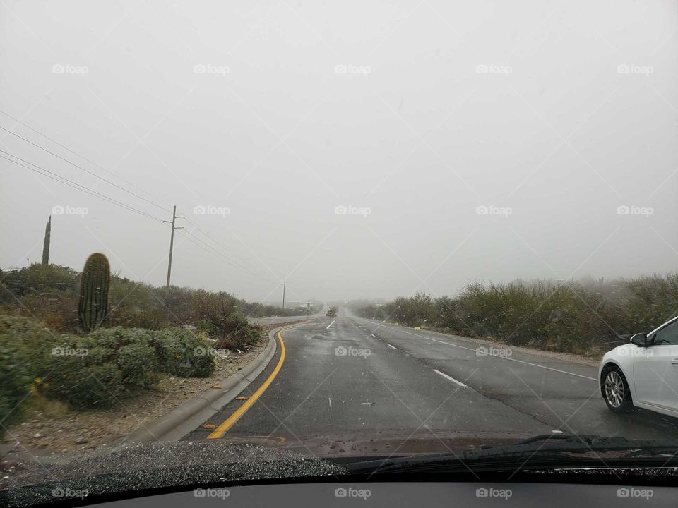 snowing out in Tucson