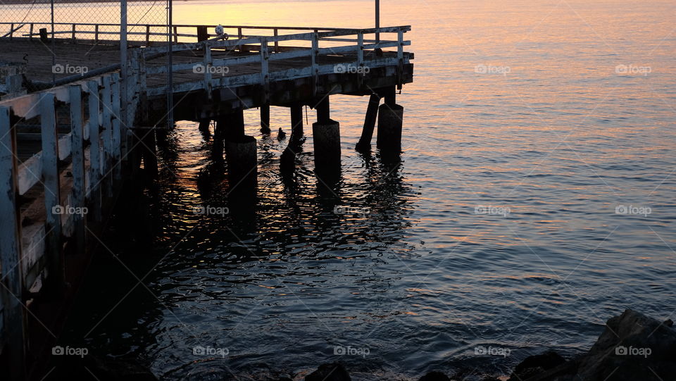 Pier at sunset