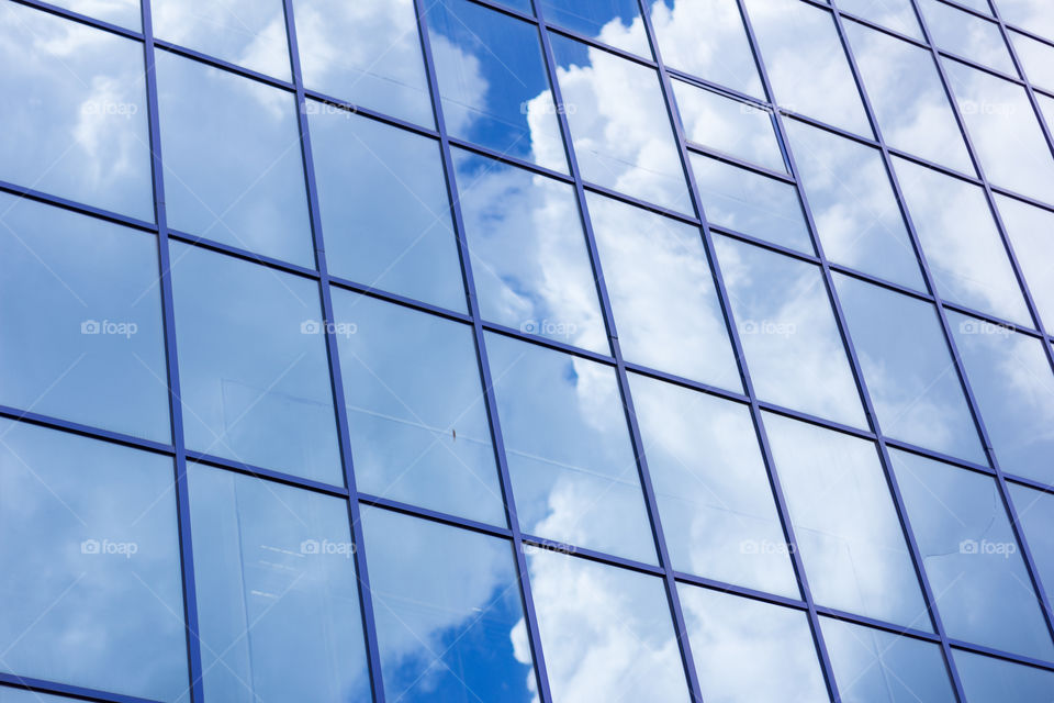 Clouds in the windows