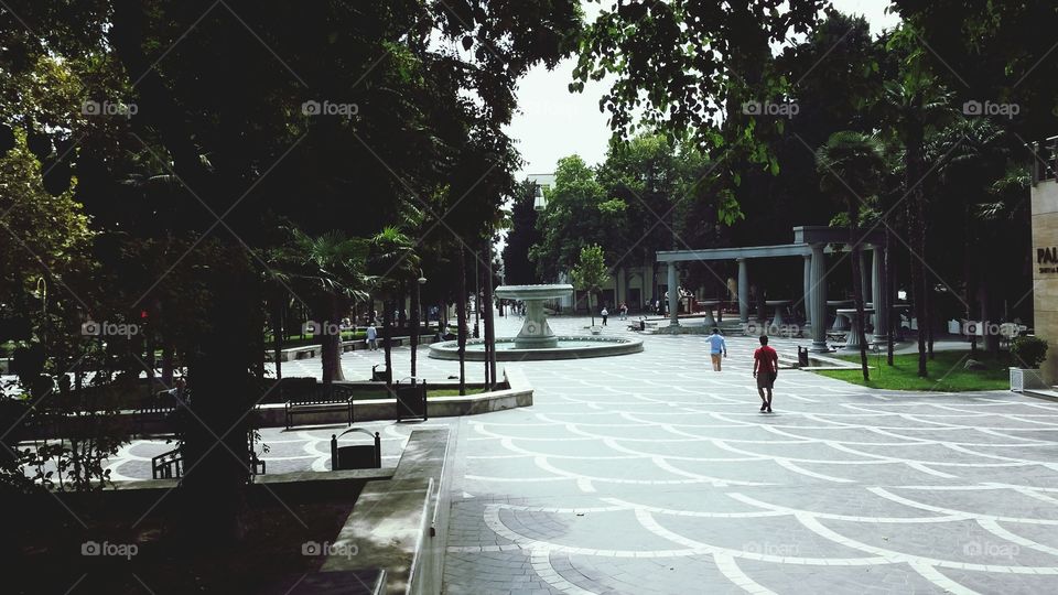 fountain square Baku