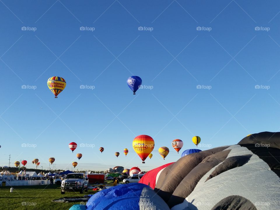 Hot air balloons, AIBF 2016
