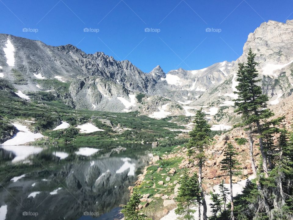 Lake Isabelle Indian Peaks wilderness 